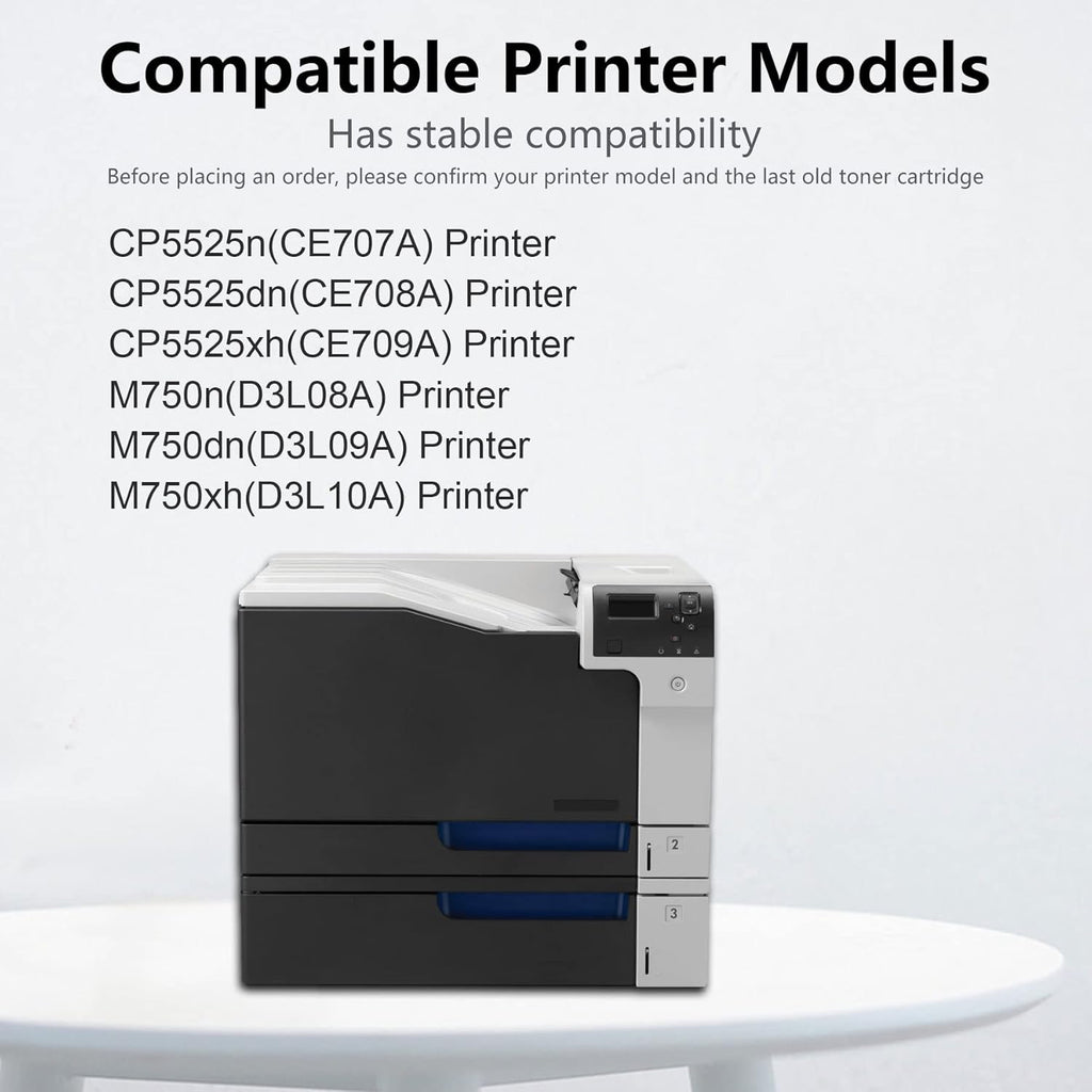 4-Pack Remanufactured Toner Cartridge for HP Printer E8132