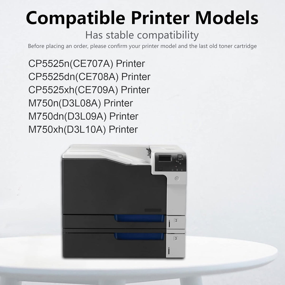 4-Pack Remanufactured Toner Cartridge for HP Printer E8132