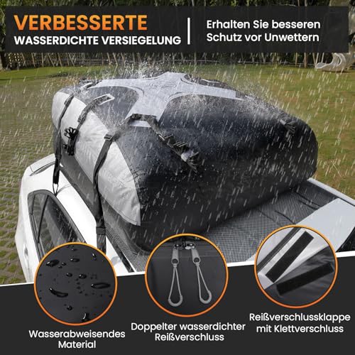 20 Cubic Waterproof Car Roof Bag with Strap V853654