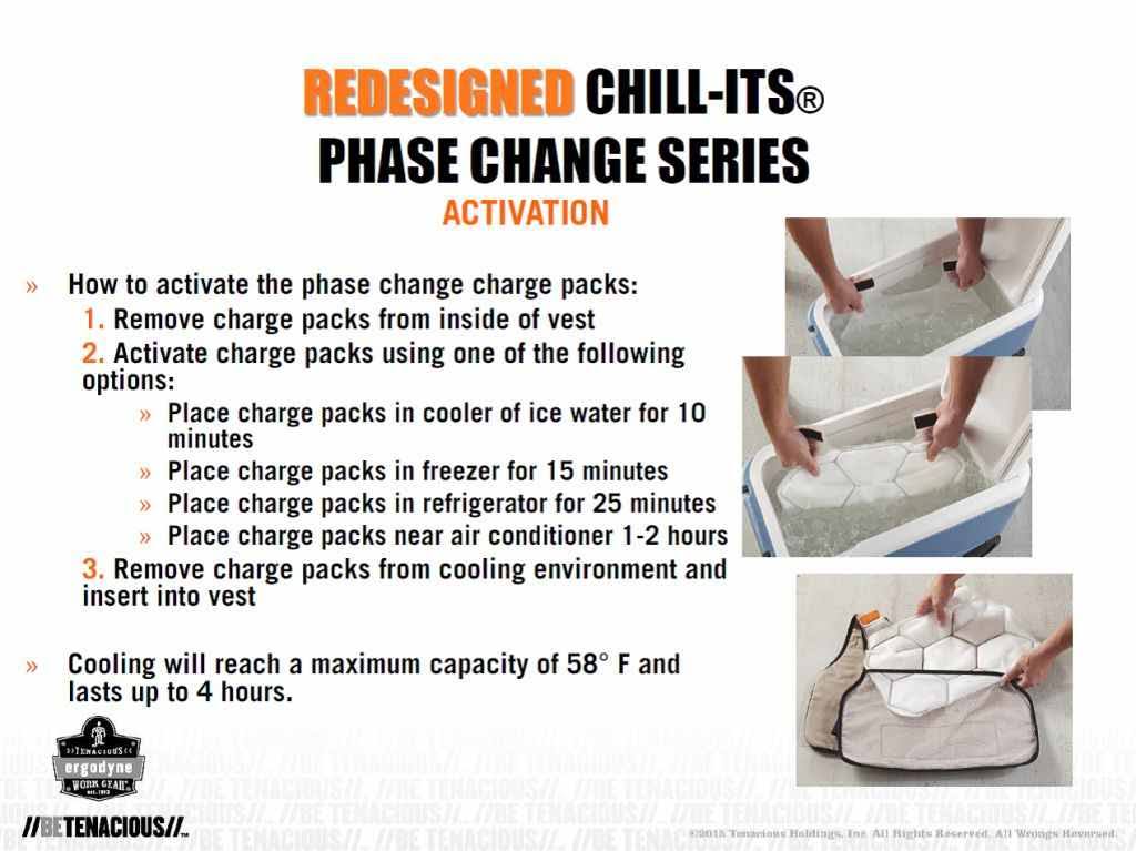 Orange Phase Change Cooling Vest C224875