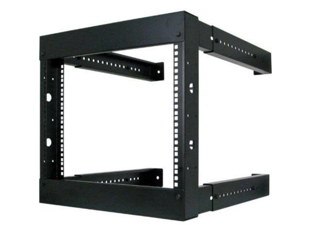 6U Open Wall Mount Frame Rack Adjustable Depth B6048