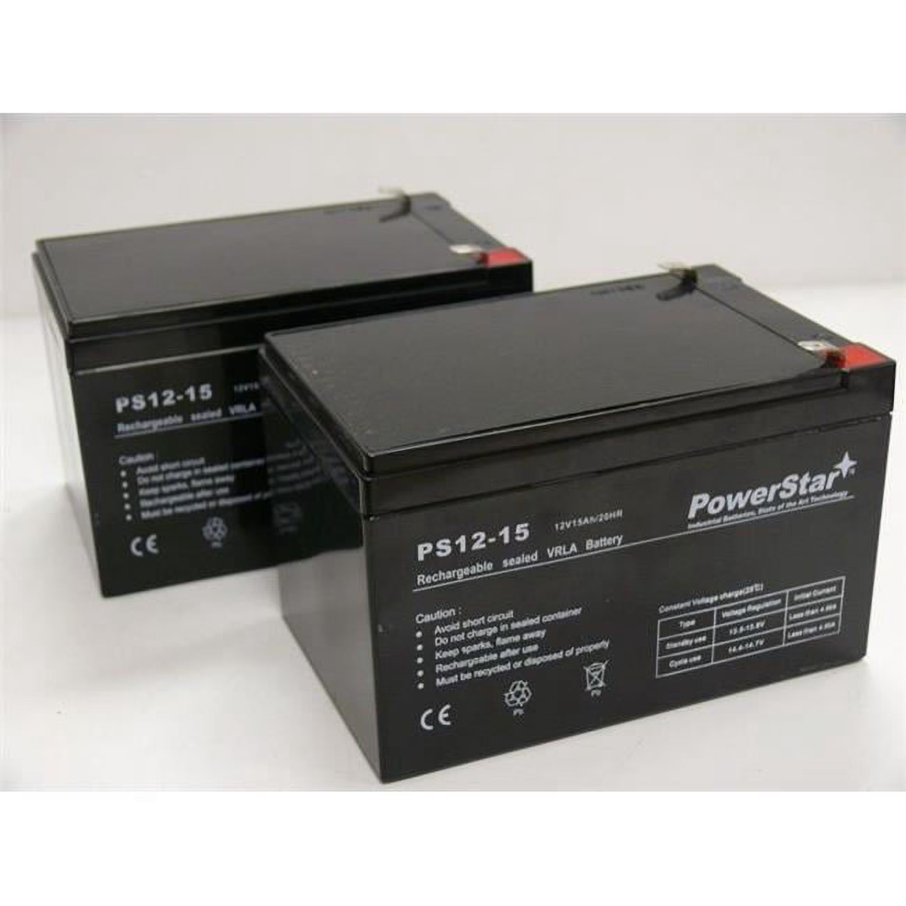 12V 15Ah Sealed Lead Acid Battery K203