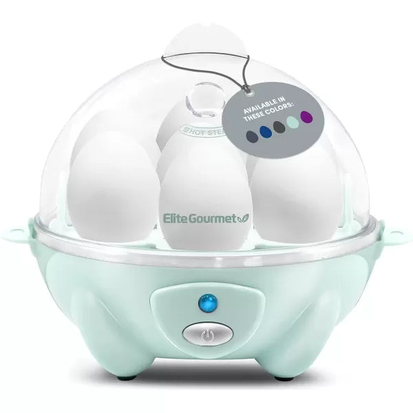 7 Egg Capacity Electric Egg Cooker with Auto Shut-Off F508