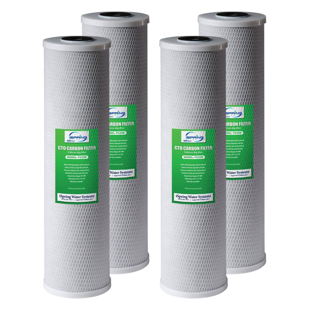 4-Pack 20-inch CTO Carbon Block Water Filter Q4823