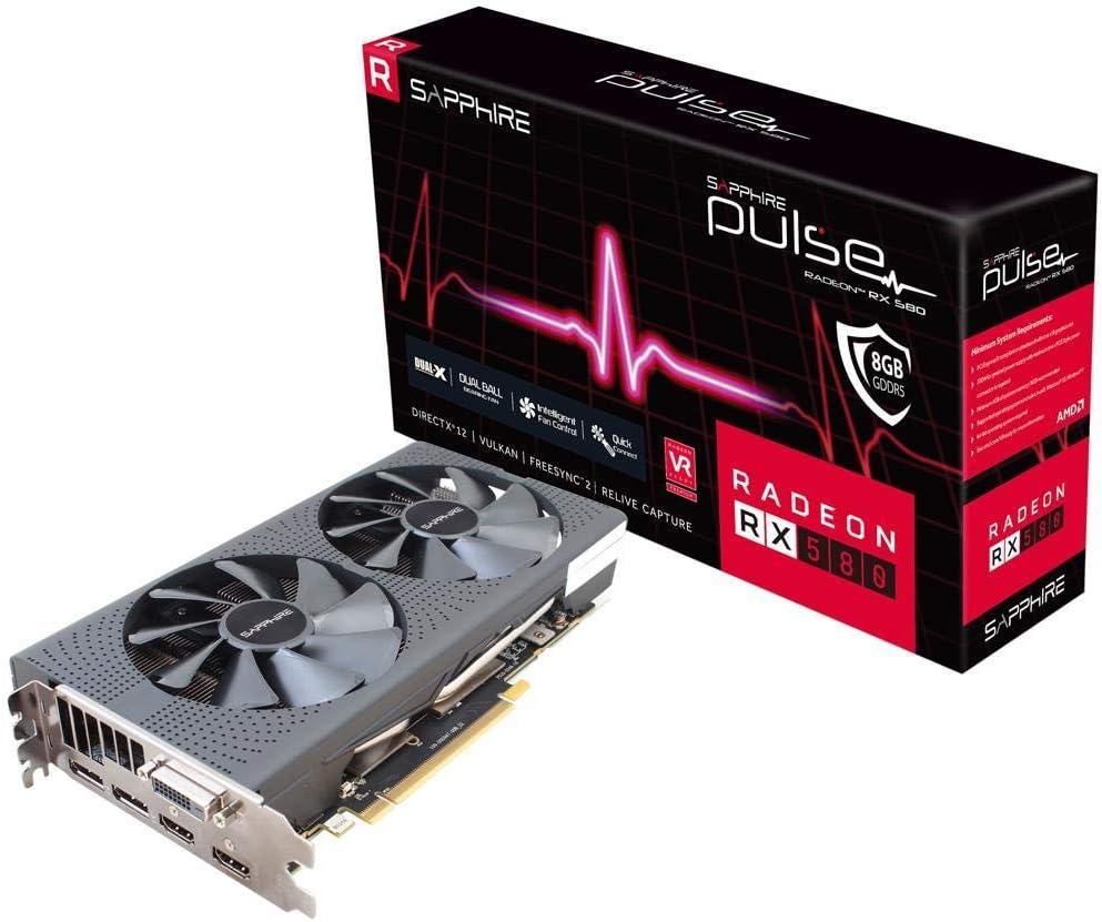 Radeon RX 580 8GB GDDR5 PCI Express 3.0 x16 Video Card N645793