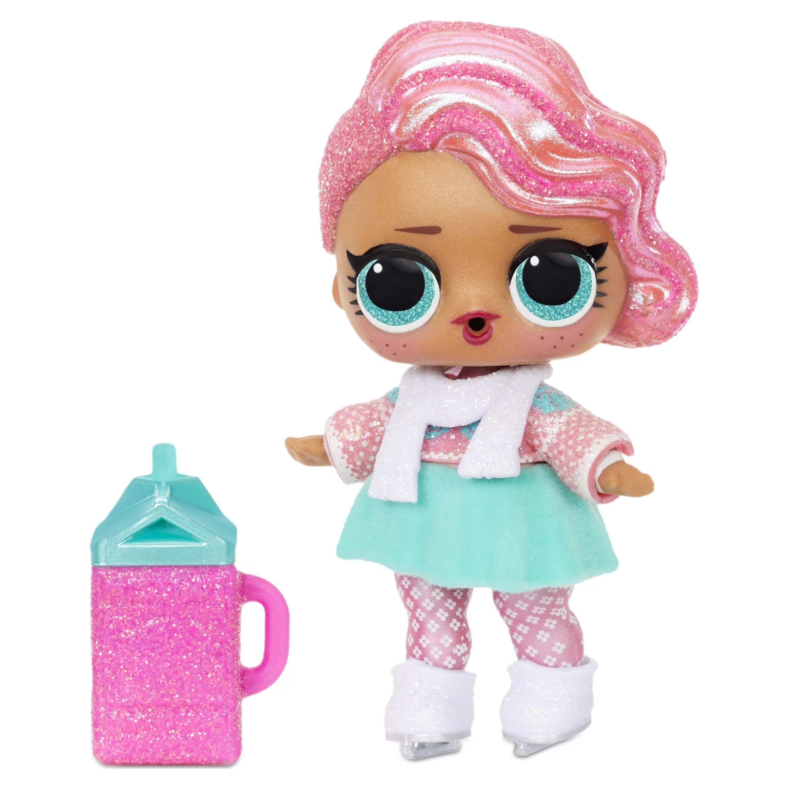 LOL Surprise Winter Chill Dolls With 8 Surprises Including Collectible Doll, Fashions, Doll Accessories, Holiday Ornament Reusable Packaging D82803