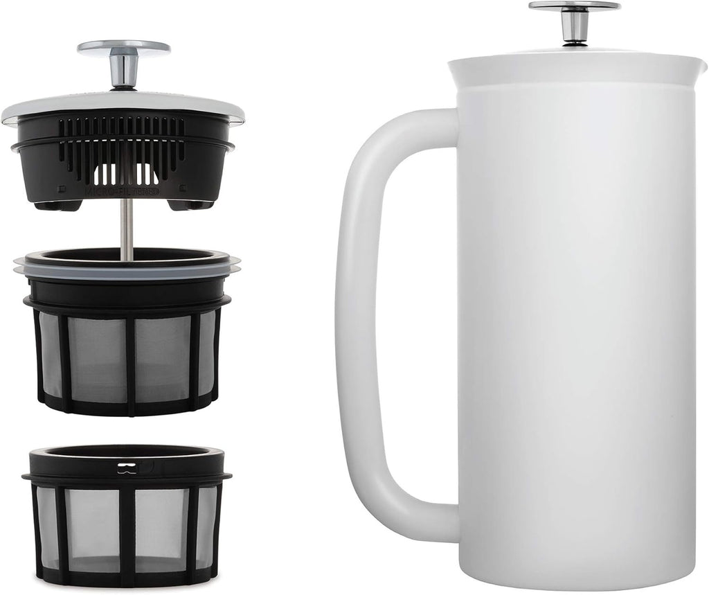 18 Ounce Double Walled Stainless Steel French Press S4652