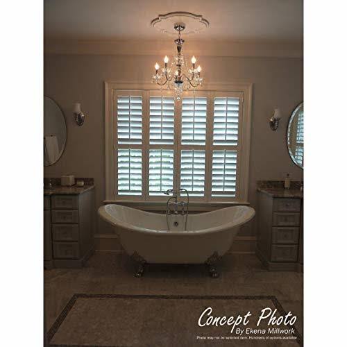 7 1/2x22OD x 1 1/8x22P Ceiling Medallion, Hand-Painted Mississippi Mud Crackle Q3598
