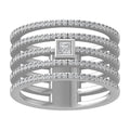 14K White Gold Lab Grown Diamond Engagement Ring Z67167