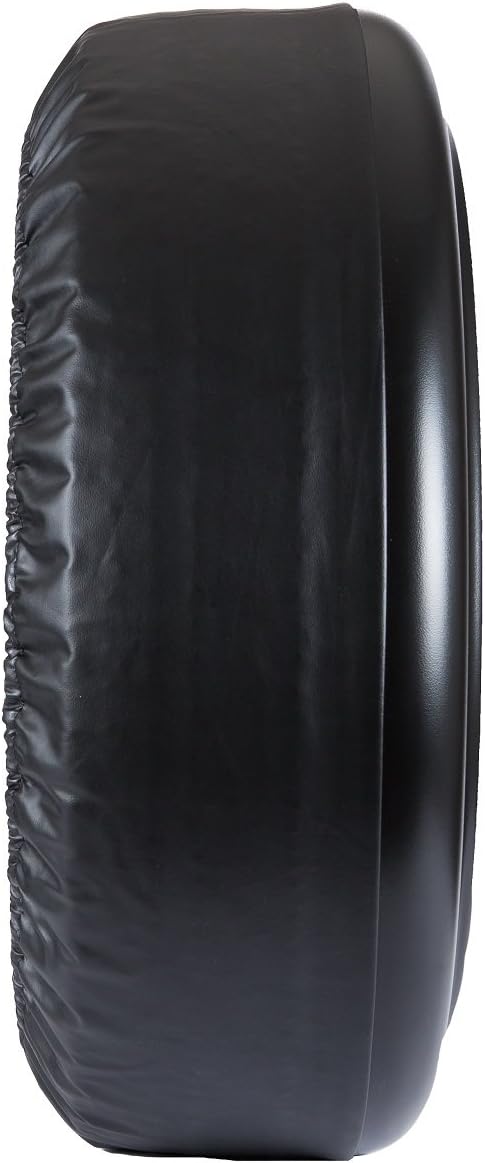 Black Textured Rigid Tire Cover A64077