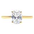 18K Yellow Gold Solitaire Engagement Ring E96610