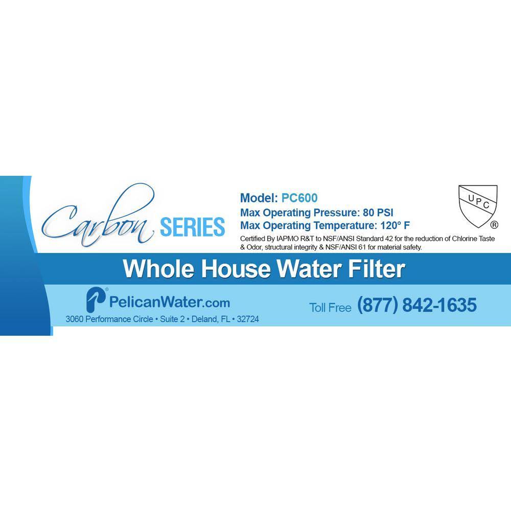 Carbon Replacement Media for Whole House Drinking Water Filter K8711