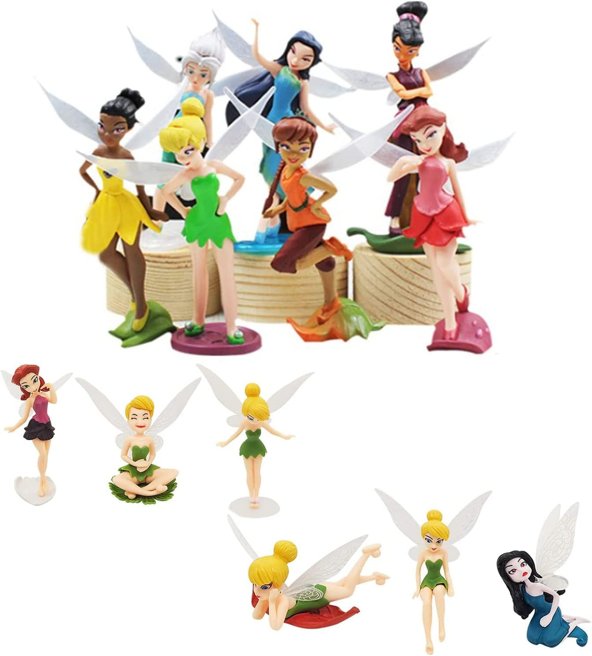 Mini PVC Figures Fairy Cake Topper Dollhouse Decoration J142665