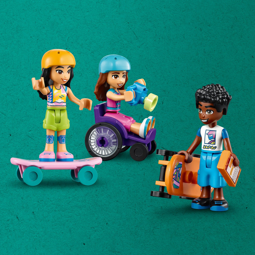 LEGO Friends Skate Park Set 41751 Skateboard Toy and Mini-Doll Playset P16285