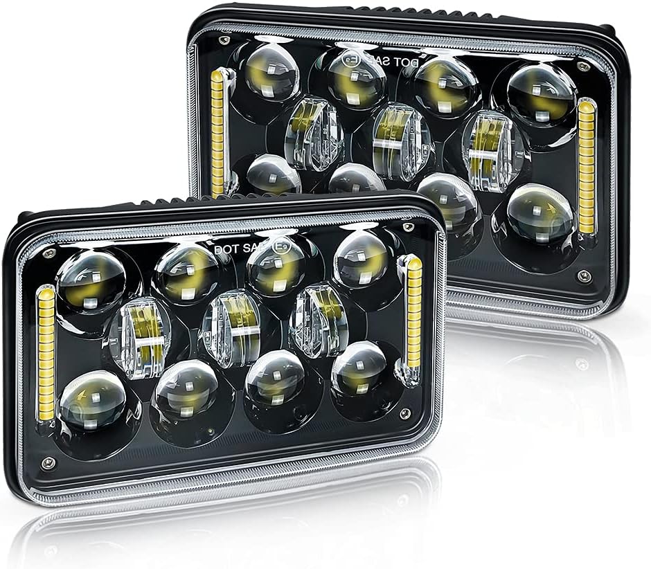 4x6 LED Headlights 60W Sealed Beam DRL Rectangular Conversion Kit, 2PCS F403998