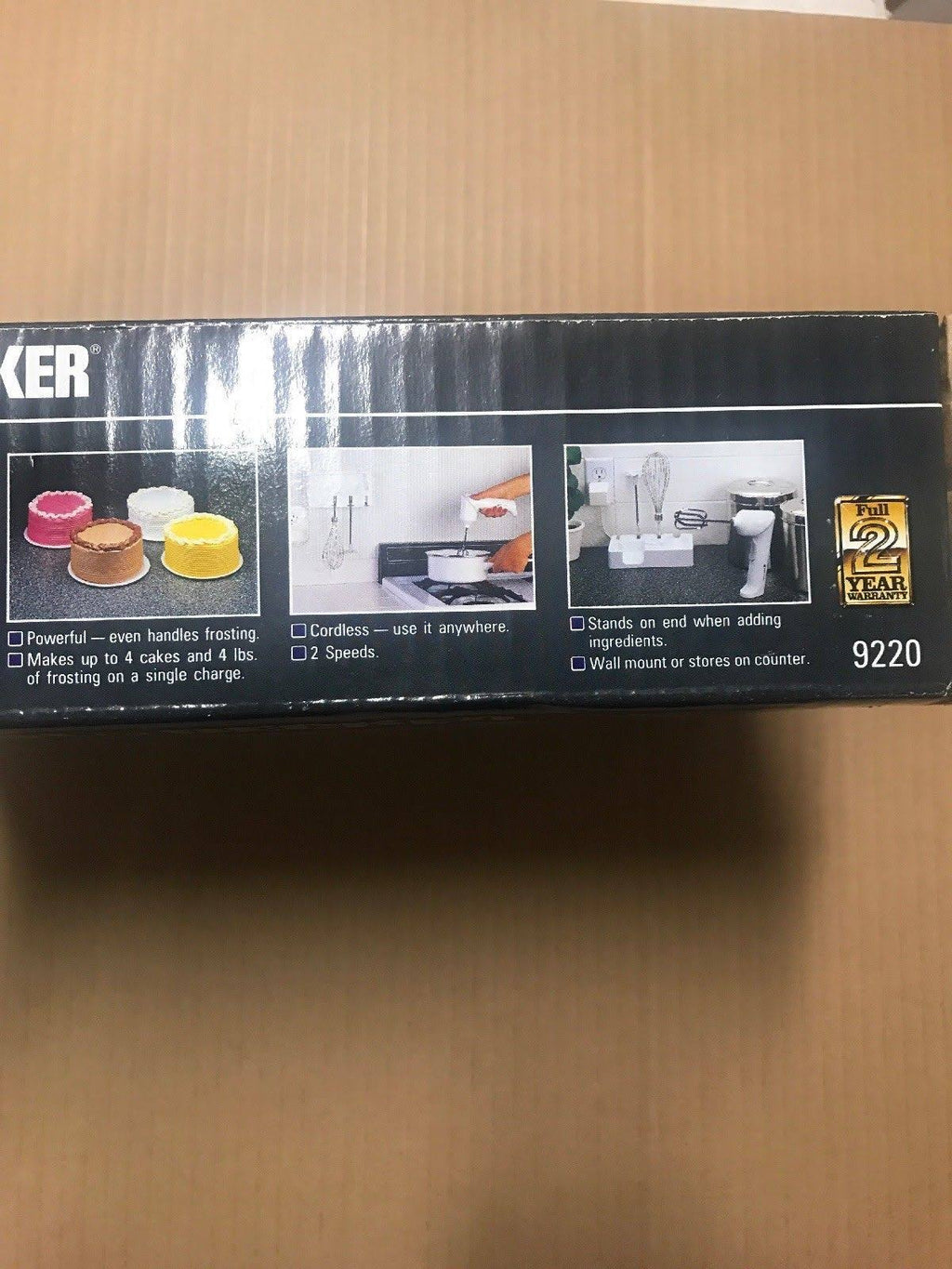 Cordless Handy Mixer Beater Blender N274