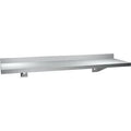 Commercial Shelf with Backsplash, Stainless Steel V902012