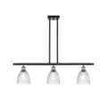 Black Antique Brass 3 Light Island Light X81773