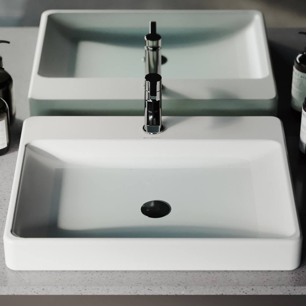 Rectangular Vessel Sink (White) I753