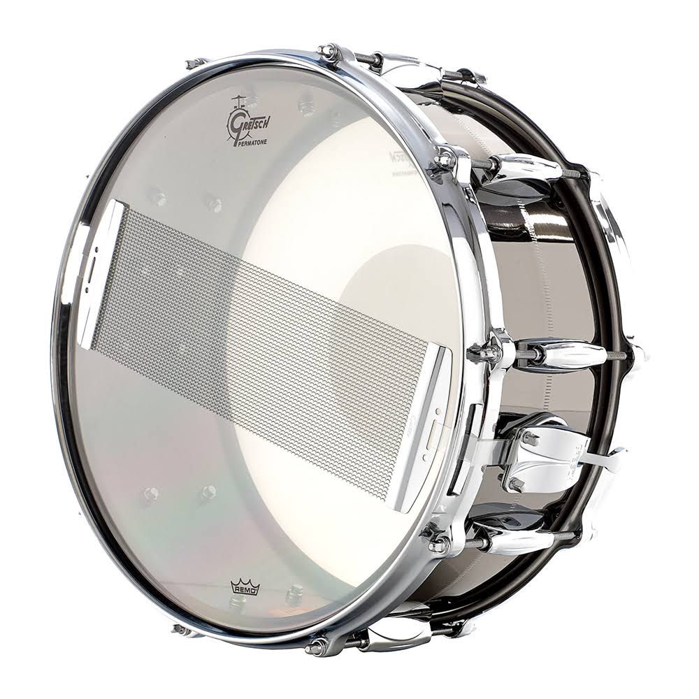 6x22 x 14x22 Black Nickel Over Brass Snare Drum K230