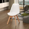 White Side Chairs Set of 4 T605