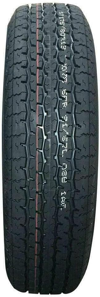 Radial Trailer Tire ST175/80R13 Tubeless Load Range D 8 PR Speed Rating 97/93L Pack of 2 L784