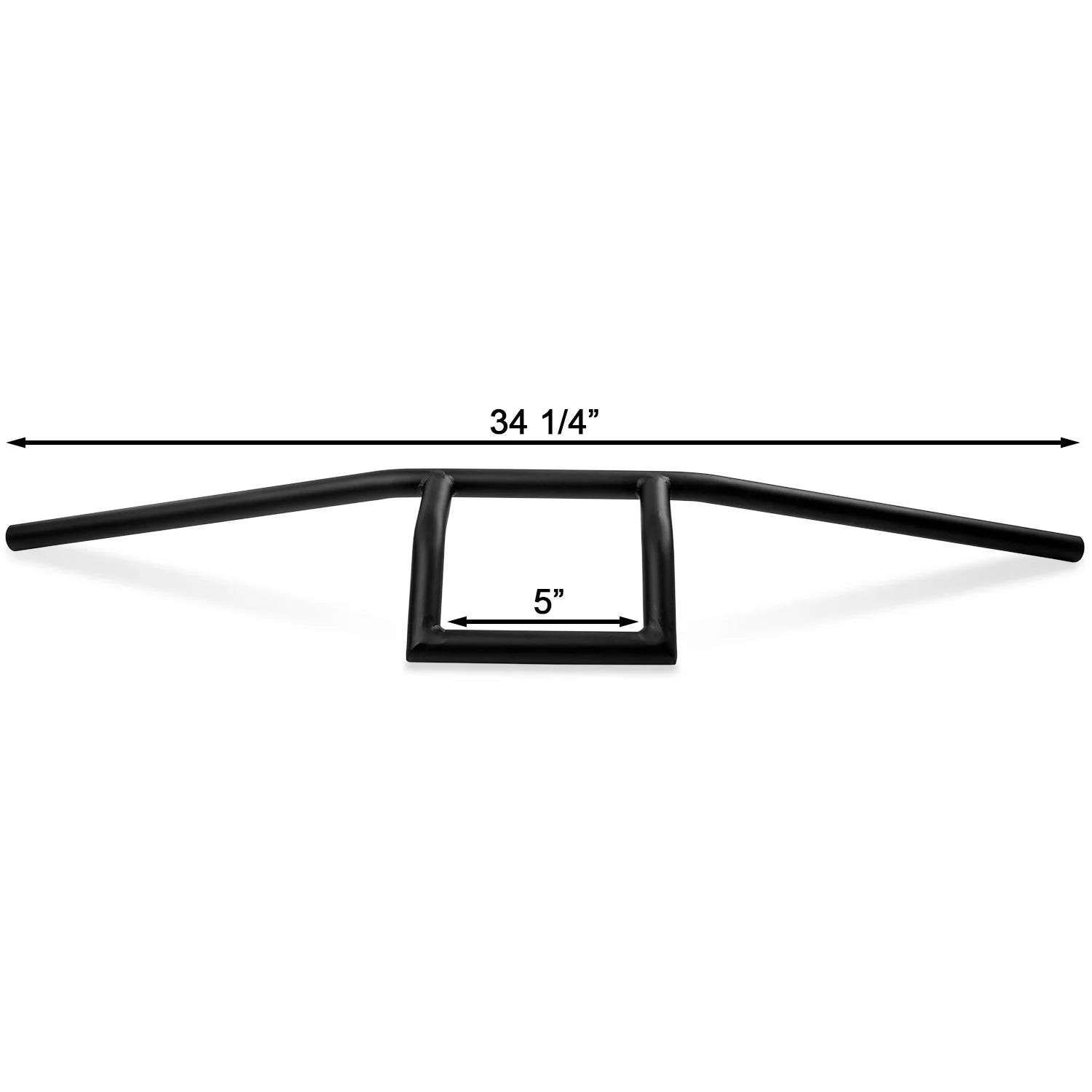 1" Black Motorcycle Handlebar B514