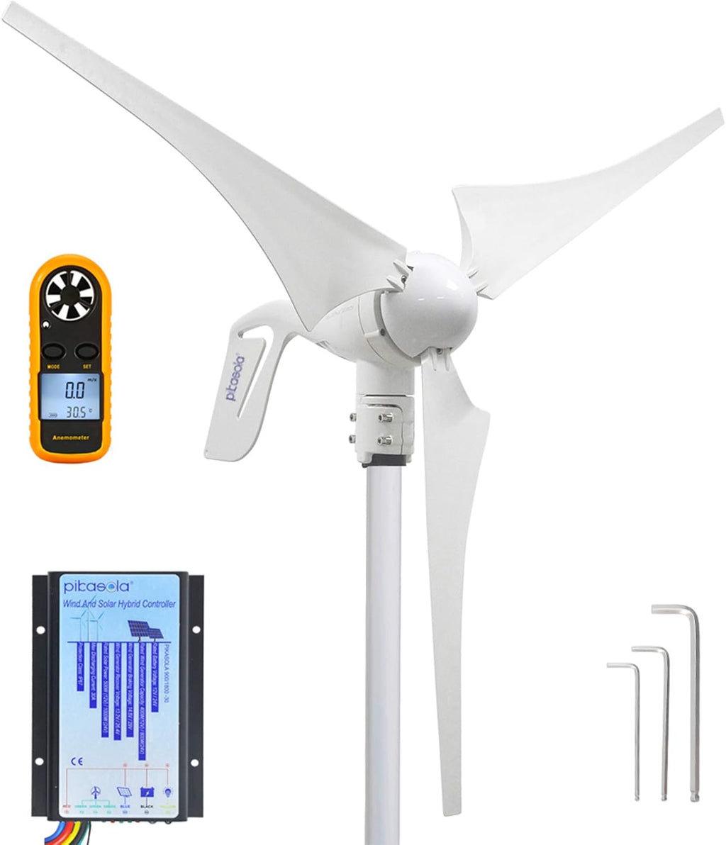12V 400W Wind Turbine Generator with 30A Hybrid Charge Controller M638632