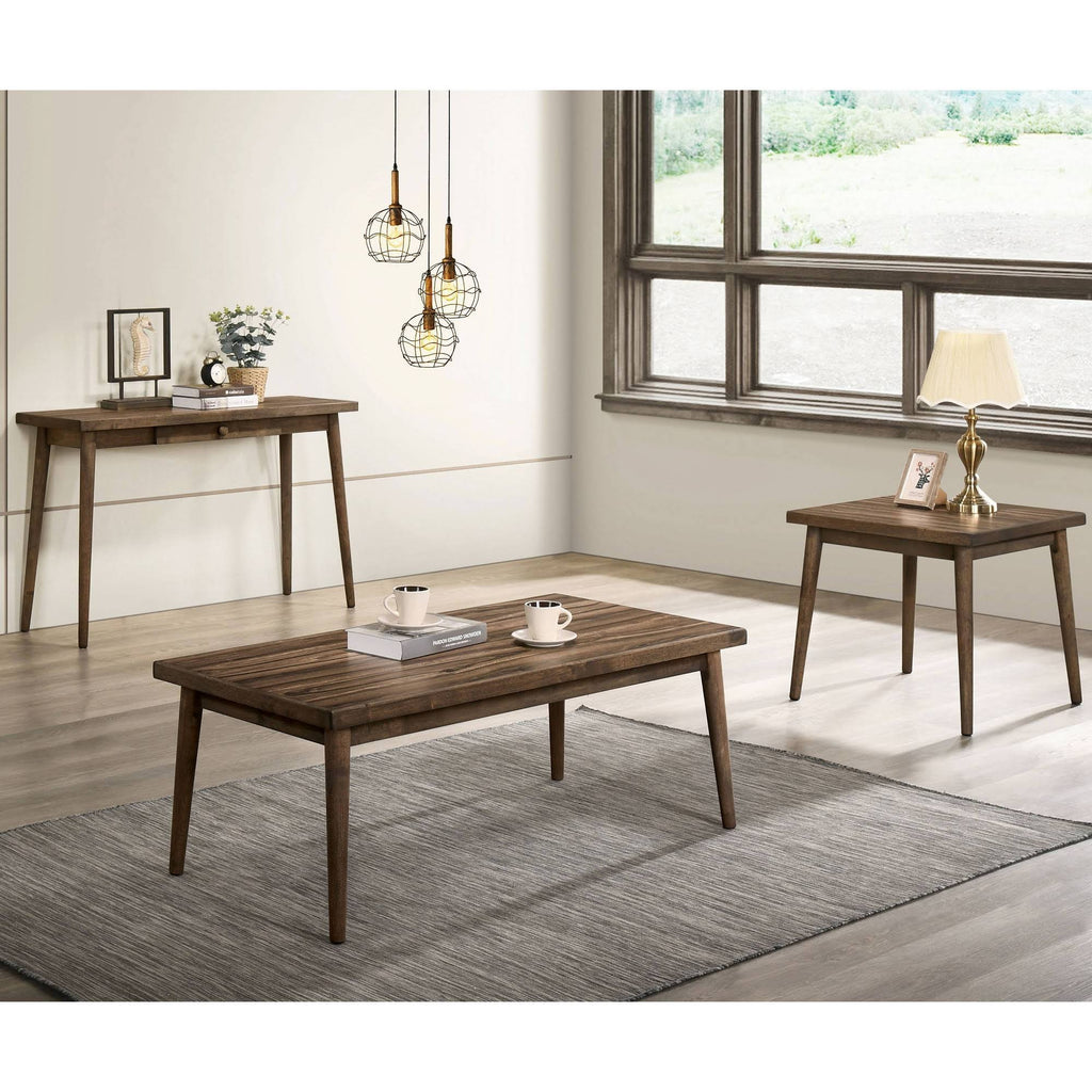 Solid Wood End Table Walnut R862808