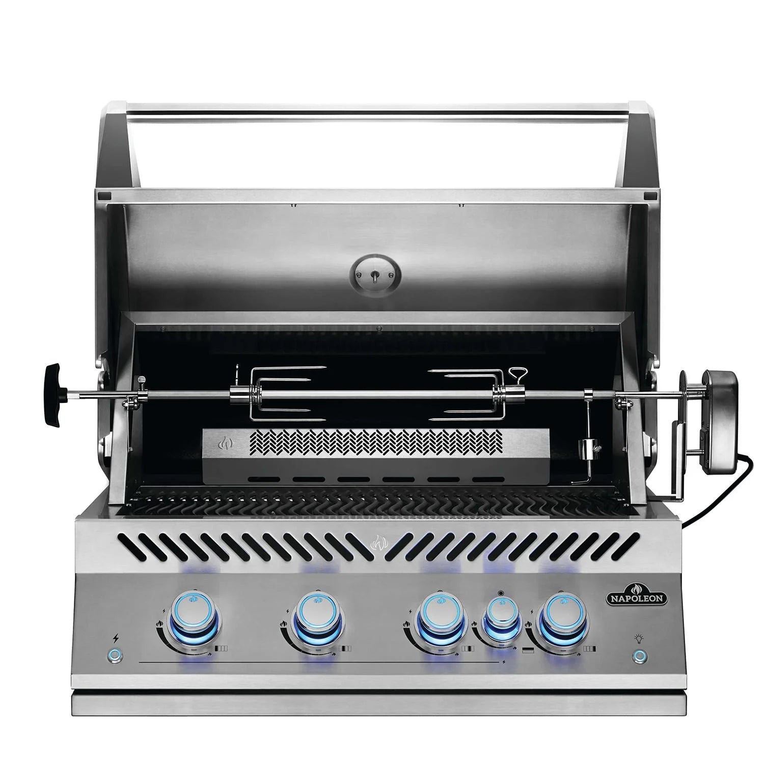 32-Inch Propane Gas Grill with Infrared Rear Burner and Rotisserie Kit R697438