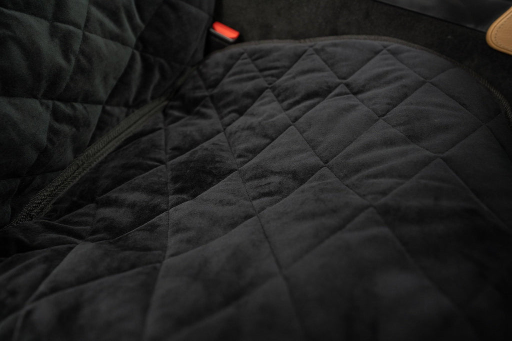 Charcoal Velvet Bucket Front Seat Cover A7459