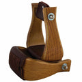 Oak Wood Horse Saddle Stirrups P1232