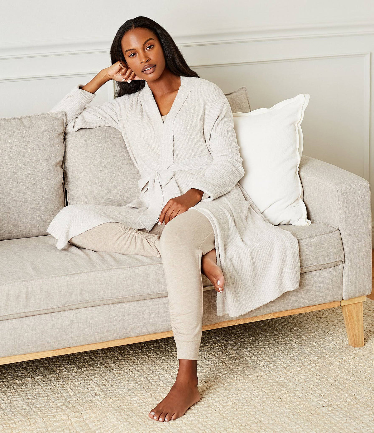 Ribbed Robe P92002