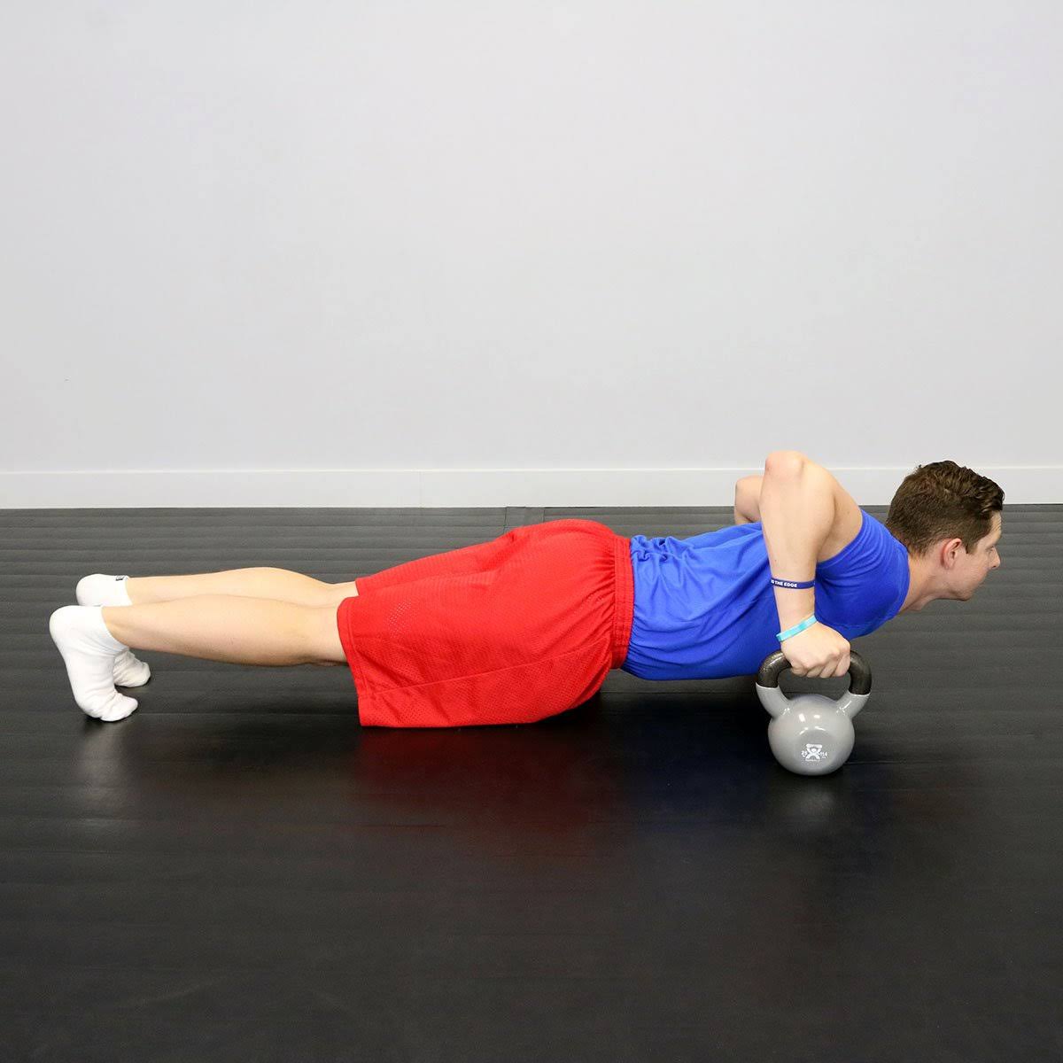Vinyl Coated Kettlebell 25 lbs Silver K2593