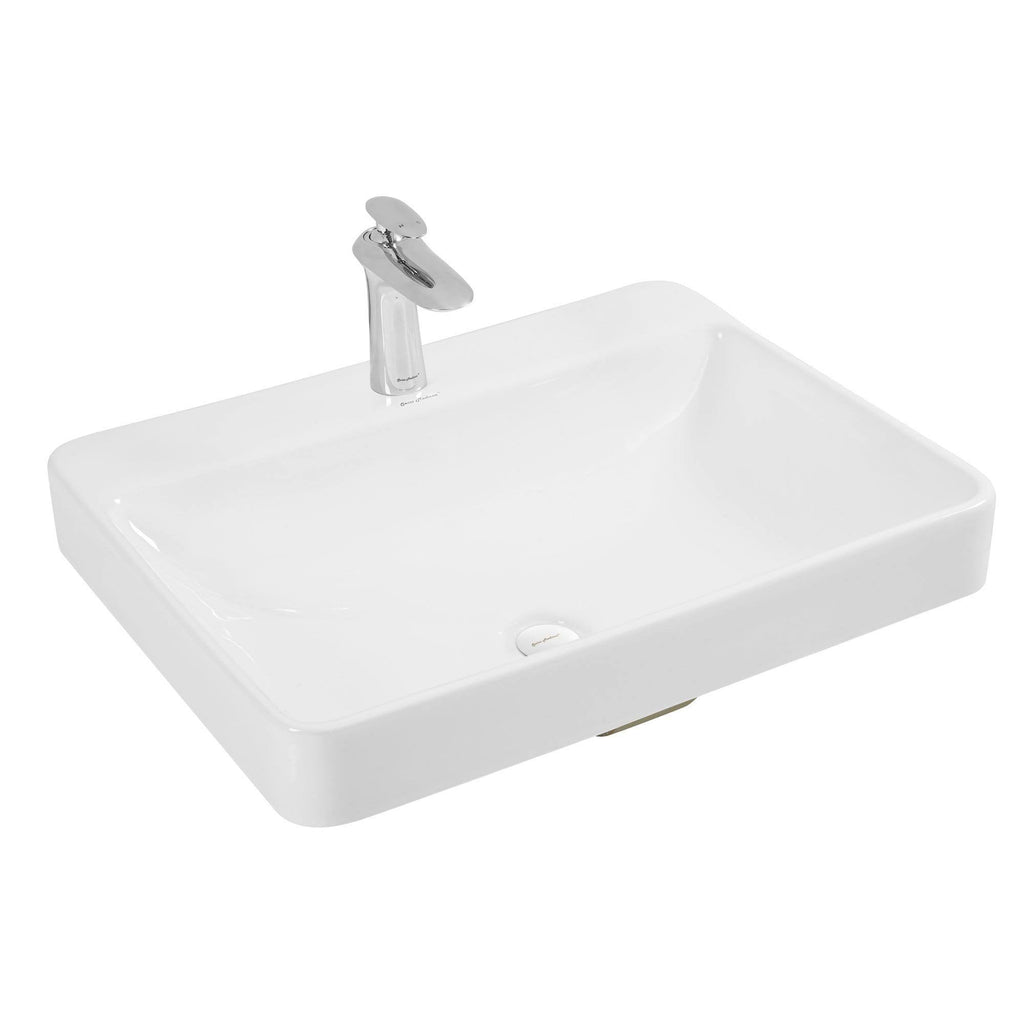Rectangular Vessel Sink (White) I753