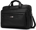 Brown Leather Laptop Briefcase L174