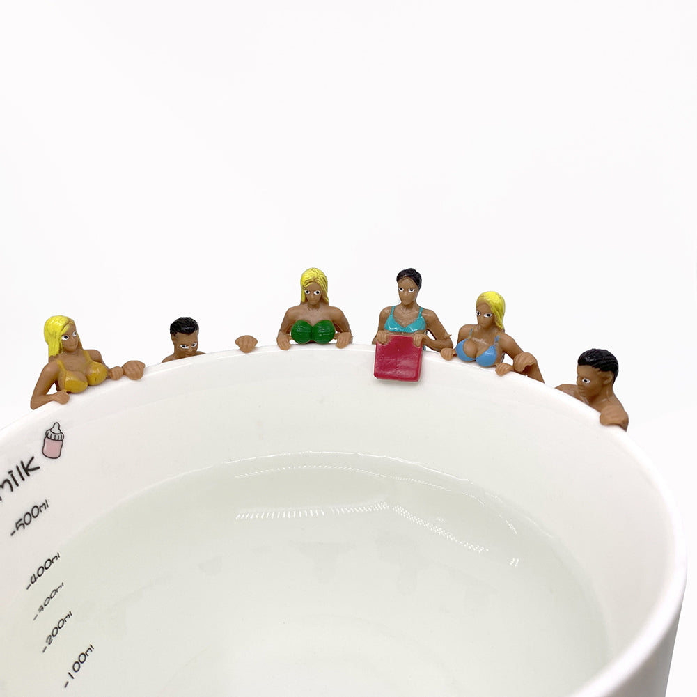 8Pcs Mini Simulated People Dollhouse Pendant Decor R852617