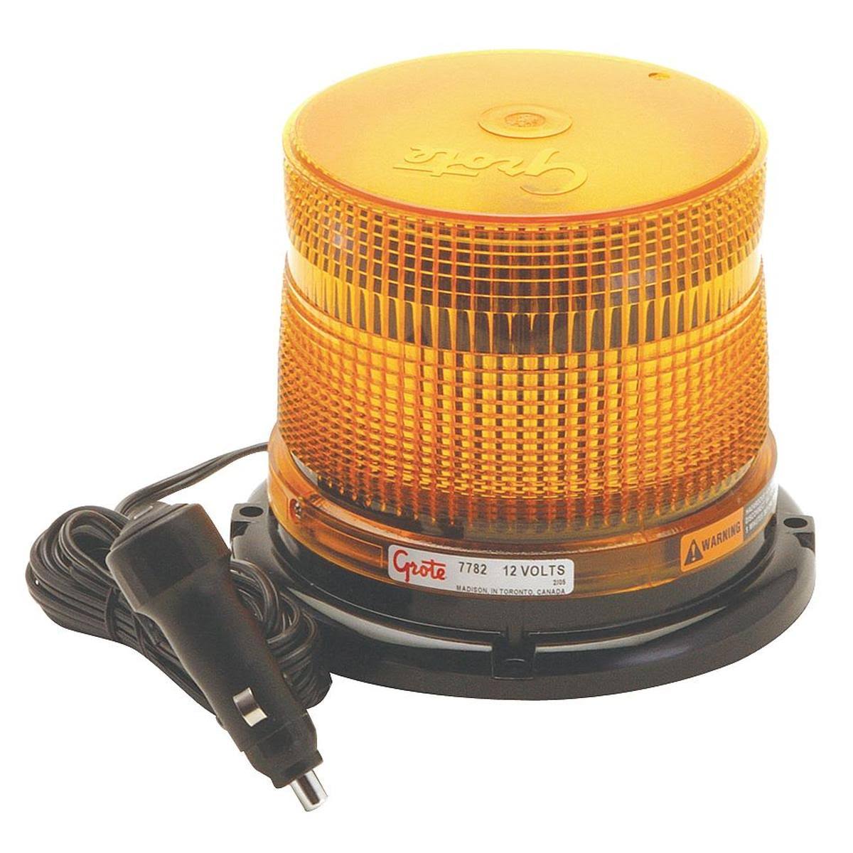 Yellow Magnetic LED Strobe Light O411