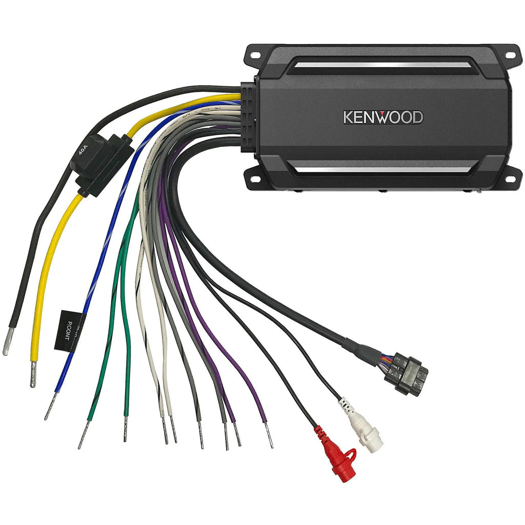 4-Channel Amplifier and 6.5" Marine Speaker C463212