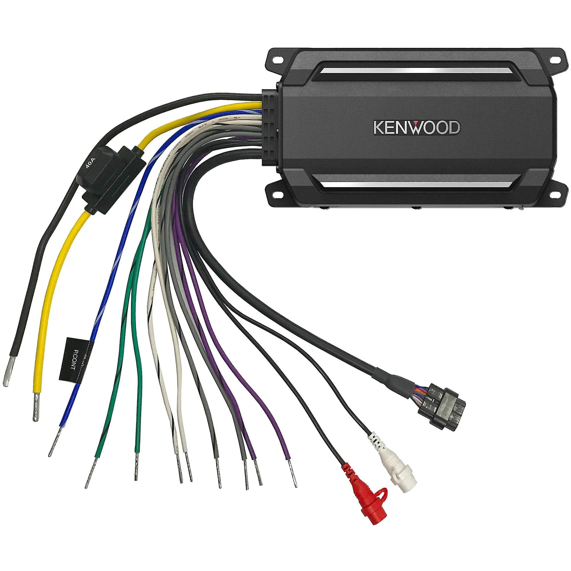 4-Channel Amplifier and 6.5" Marine Speaker C463212