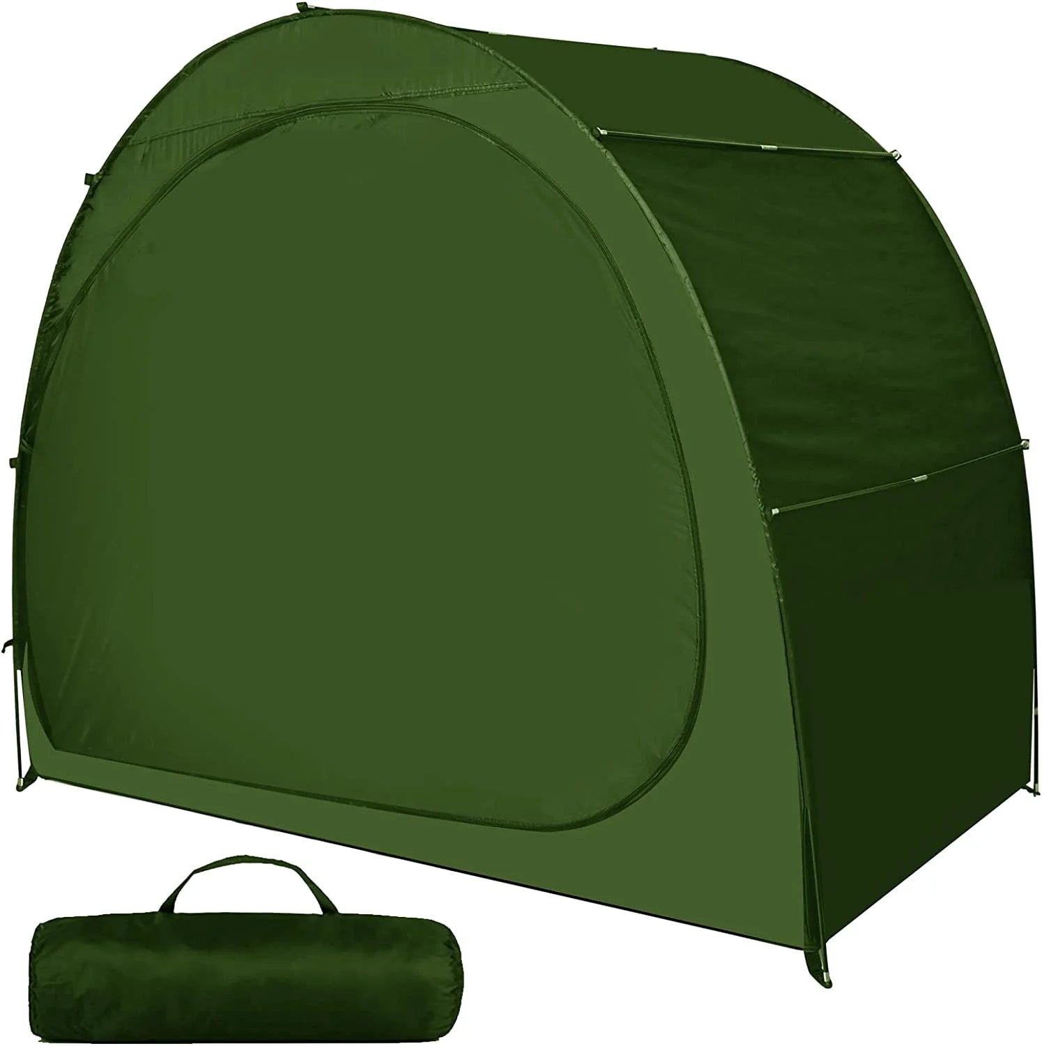 Semicircle Green Waterproof Bike Storage Cover J810662