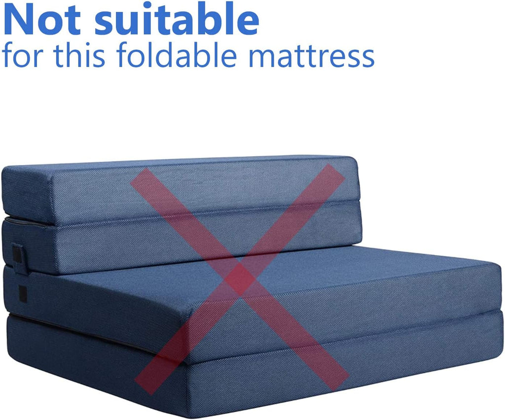 Folding Mattress Storage Bag, Waterproof Reusable Case, Grey W660