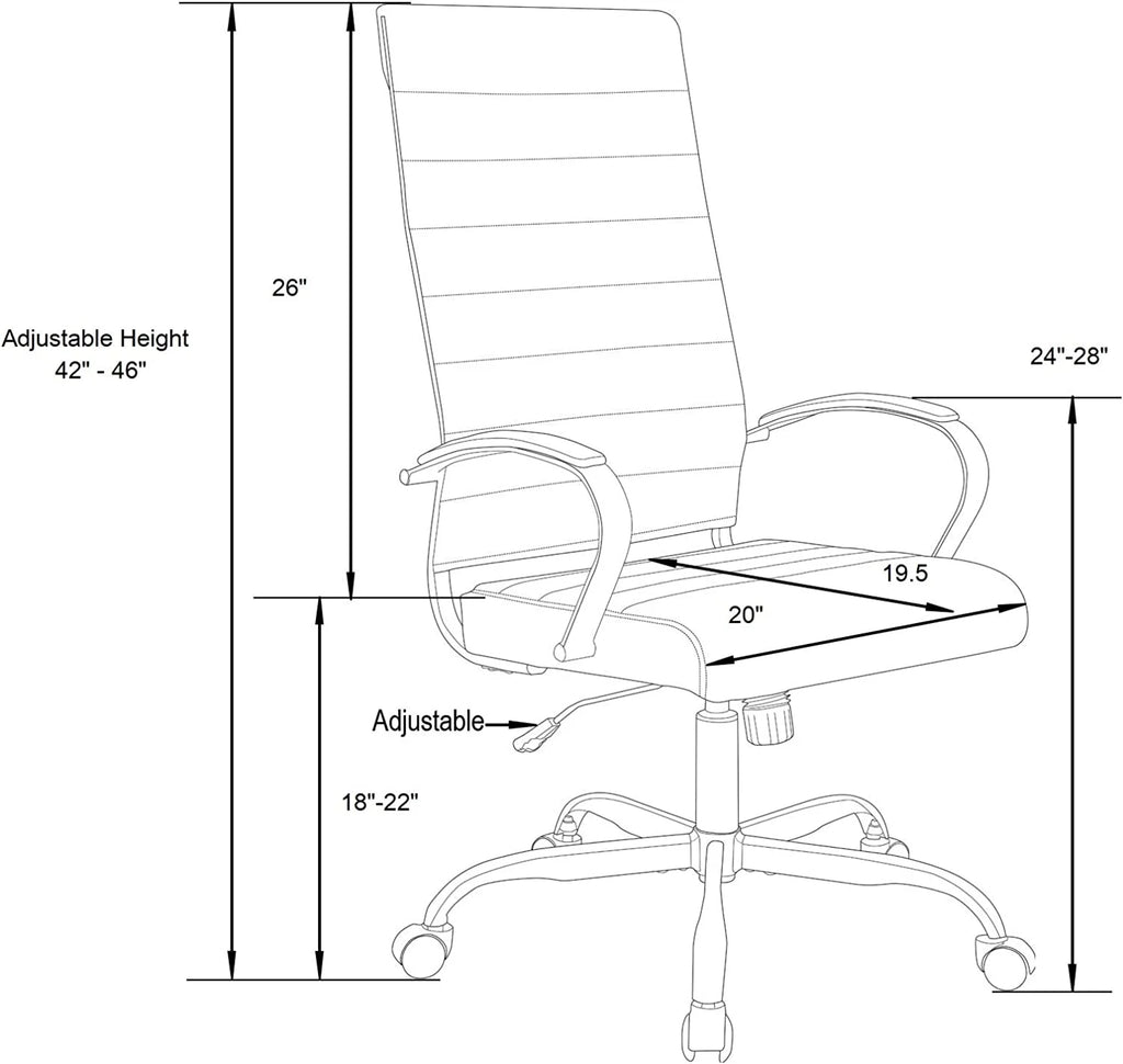Tan Leather Swivel Office Chair X90309