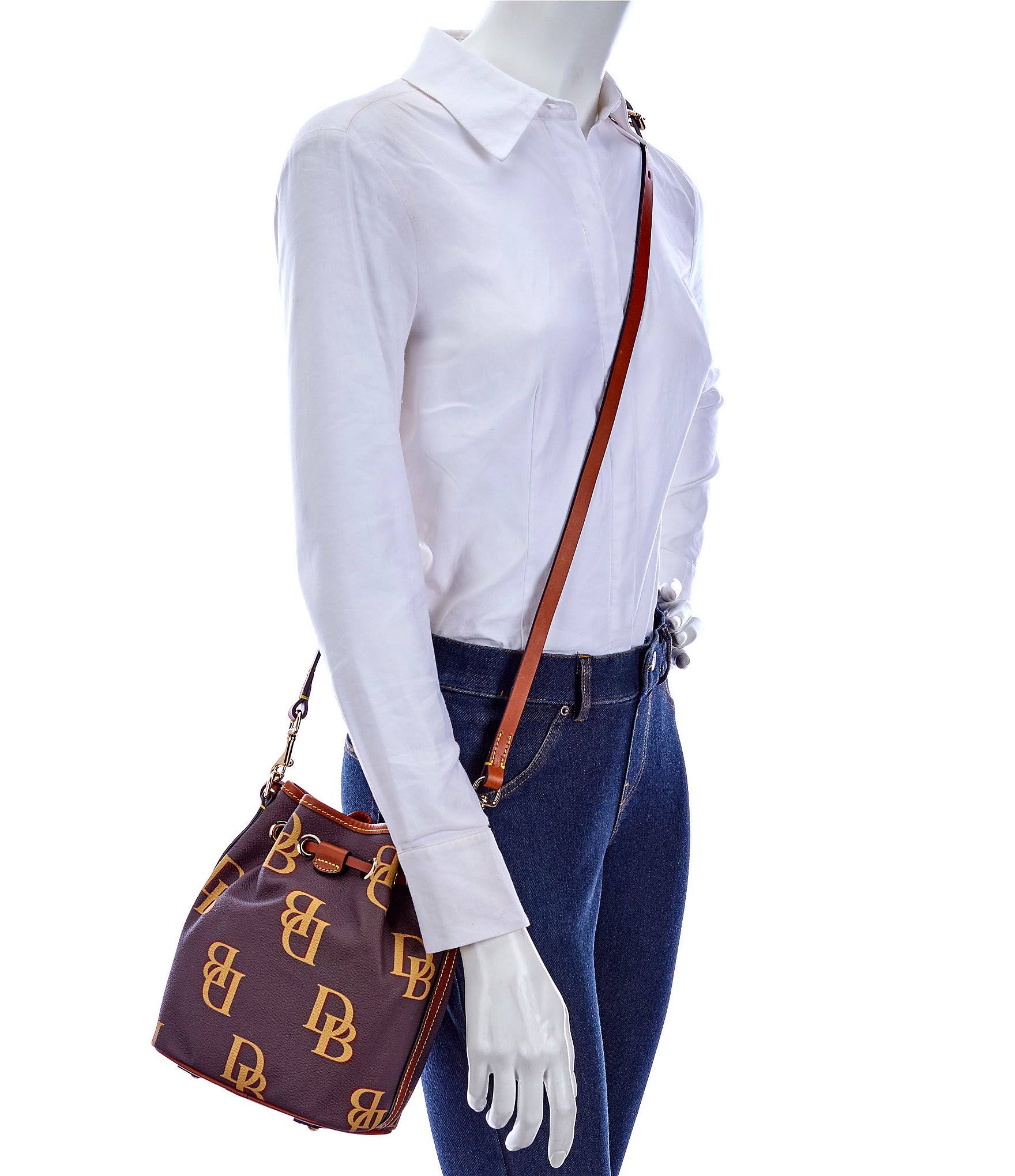 Saddle Coated Cotton Drawstring Bag L230
