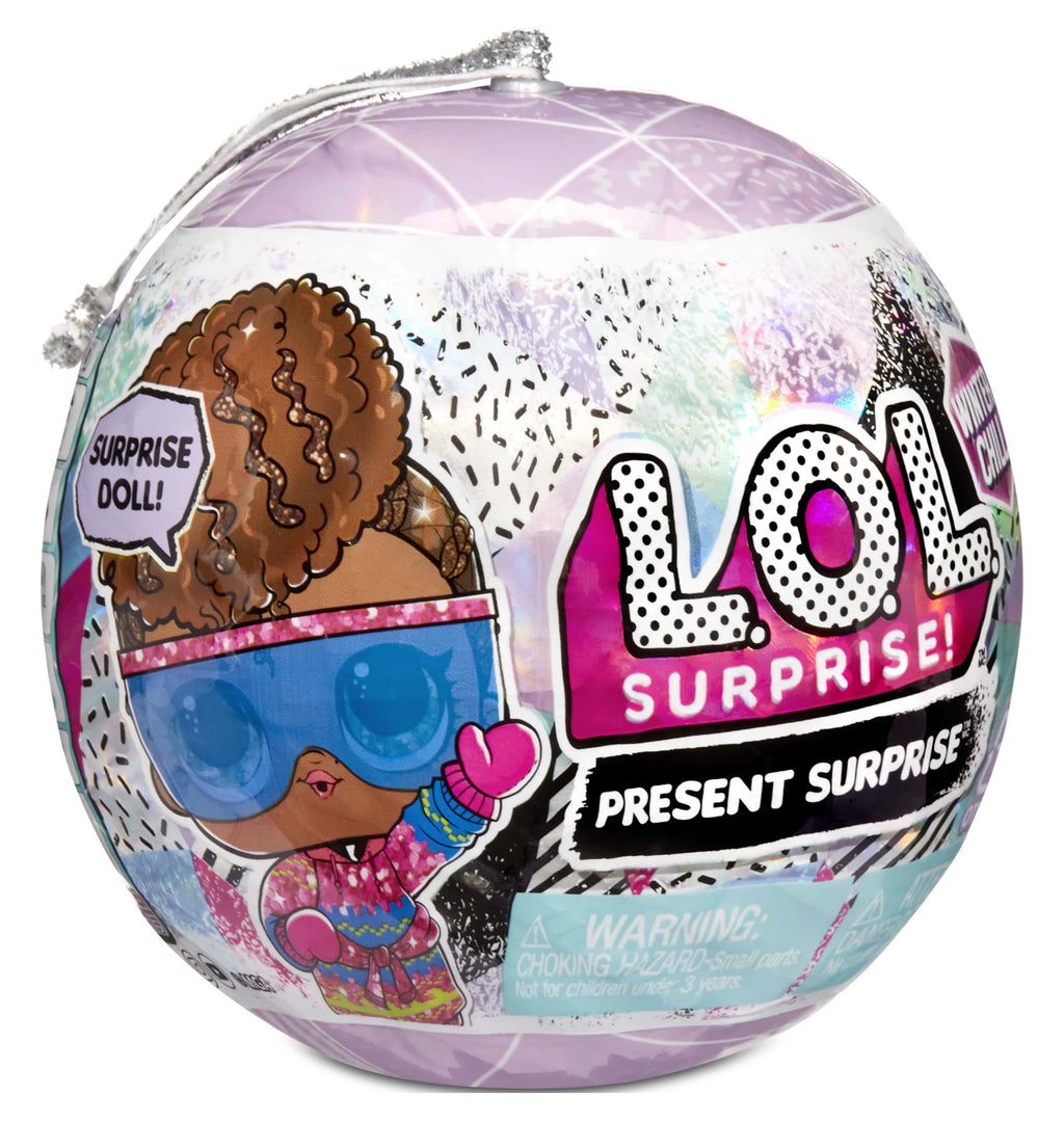 LOL Surprise Winter Chill Dolls With 8 Surprises Including Collectible Doll, Fashions, Doll Accessories, Holiday Ornament Reusable Packaging D82803