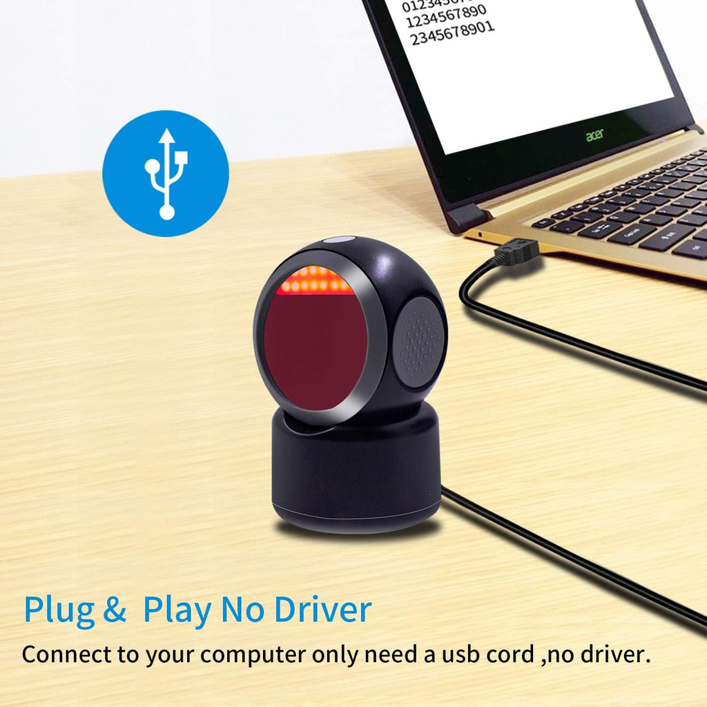 Desktop Barcode Scanner with USB Z43981
