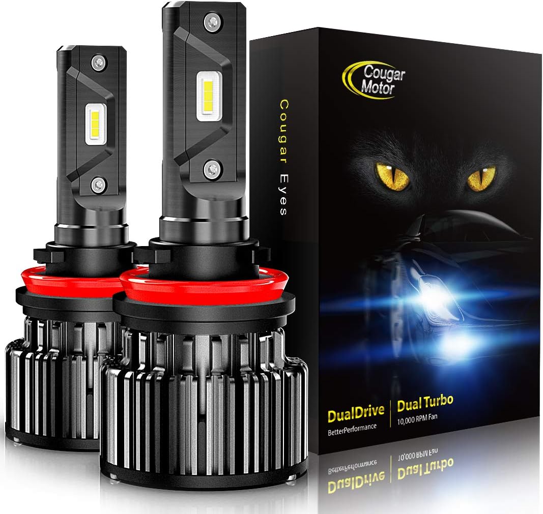 H4 LED Bulbs 16000LM 6000K Cool White Pack of 2 O595