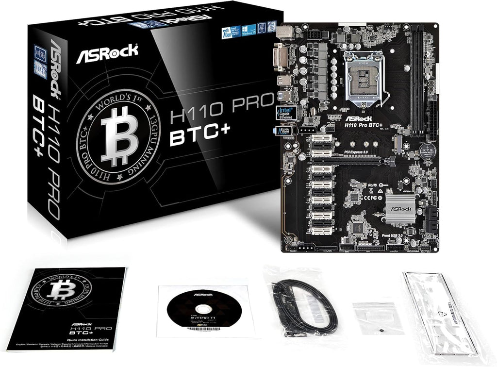 H110 Pro BTC+ Mining Motherboard H259866