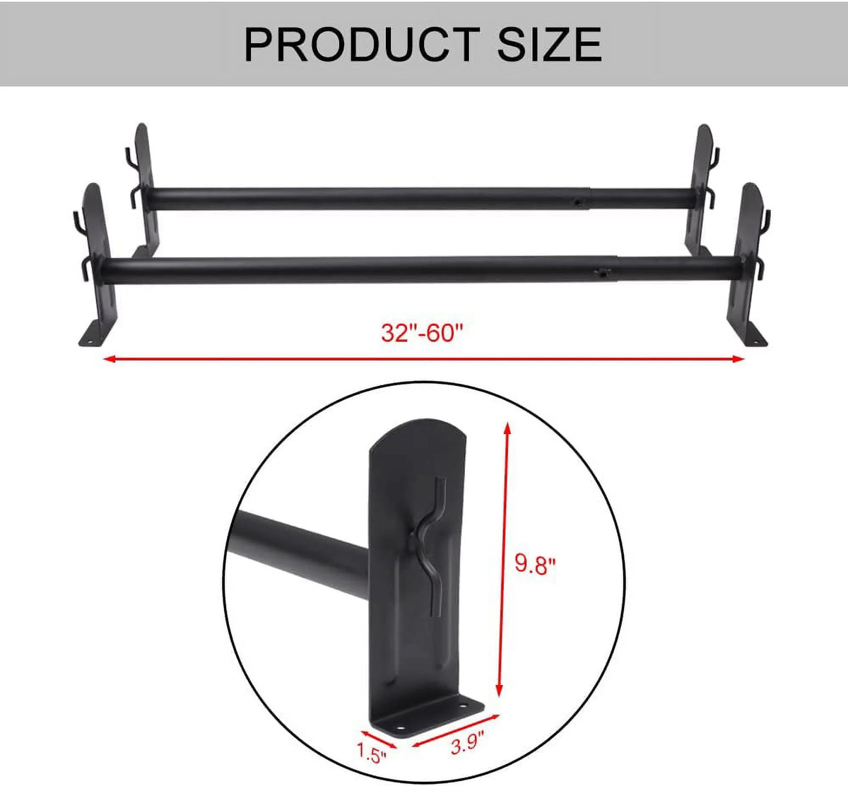 Adjustable Steel Camper Shell Roof Rack Z1818