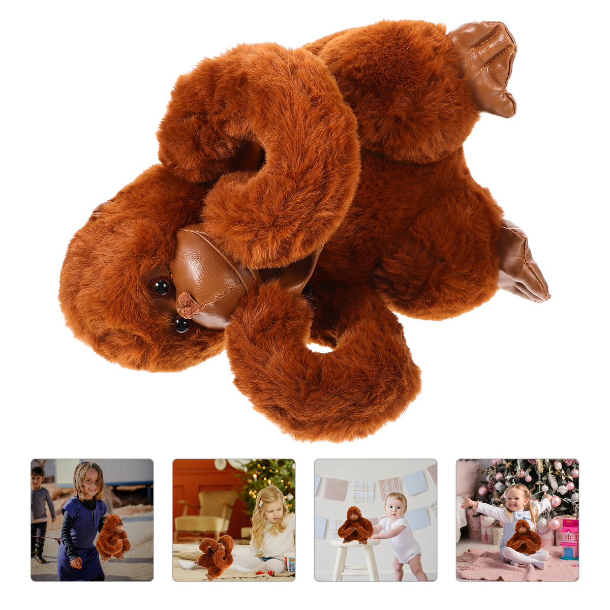Large Plush Gorilla Stuffed Doll D478730